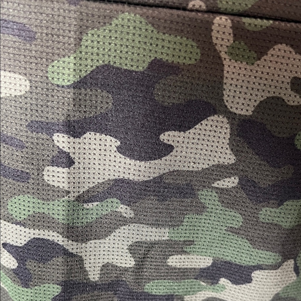 BYLT Basics Green Camo Sleeveless Tank - Picture 2 of 7